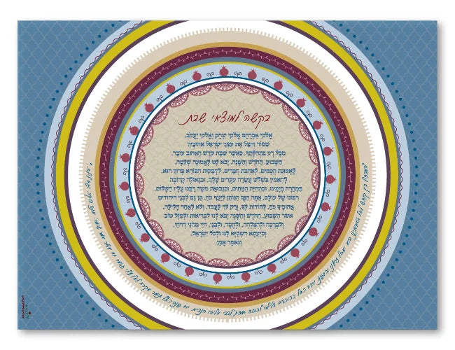 תחתית הבדלה- מעגלים כחול
