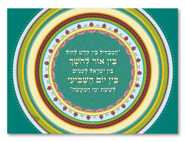 תחתית הבדלה - מעגלים טורקיז
