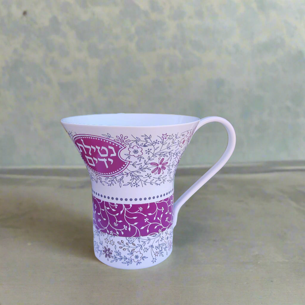 נטלה פרחונית מאלומיניום
