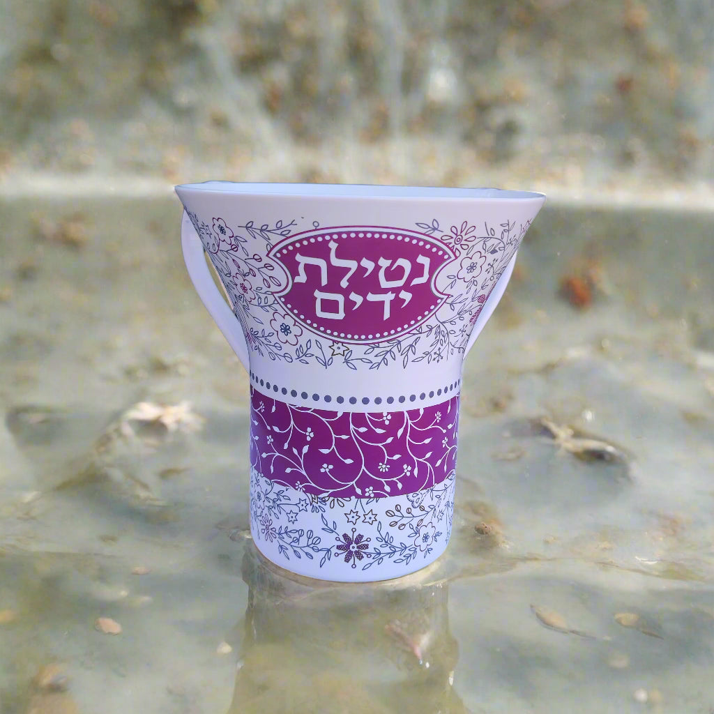 נטלה פרחונית מאלומיניום