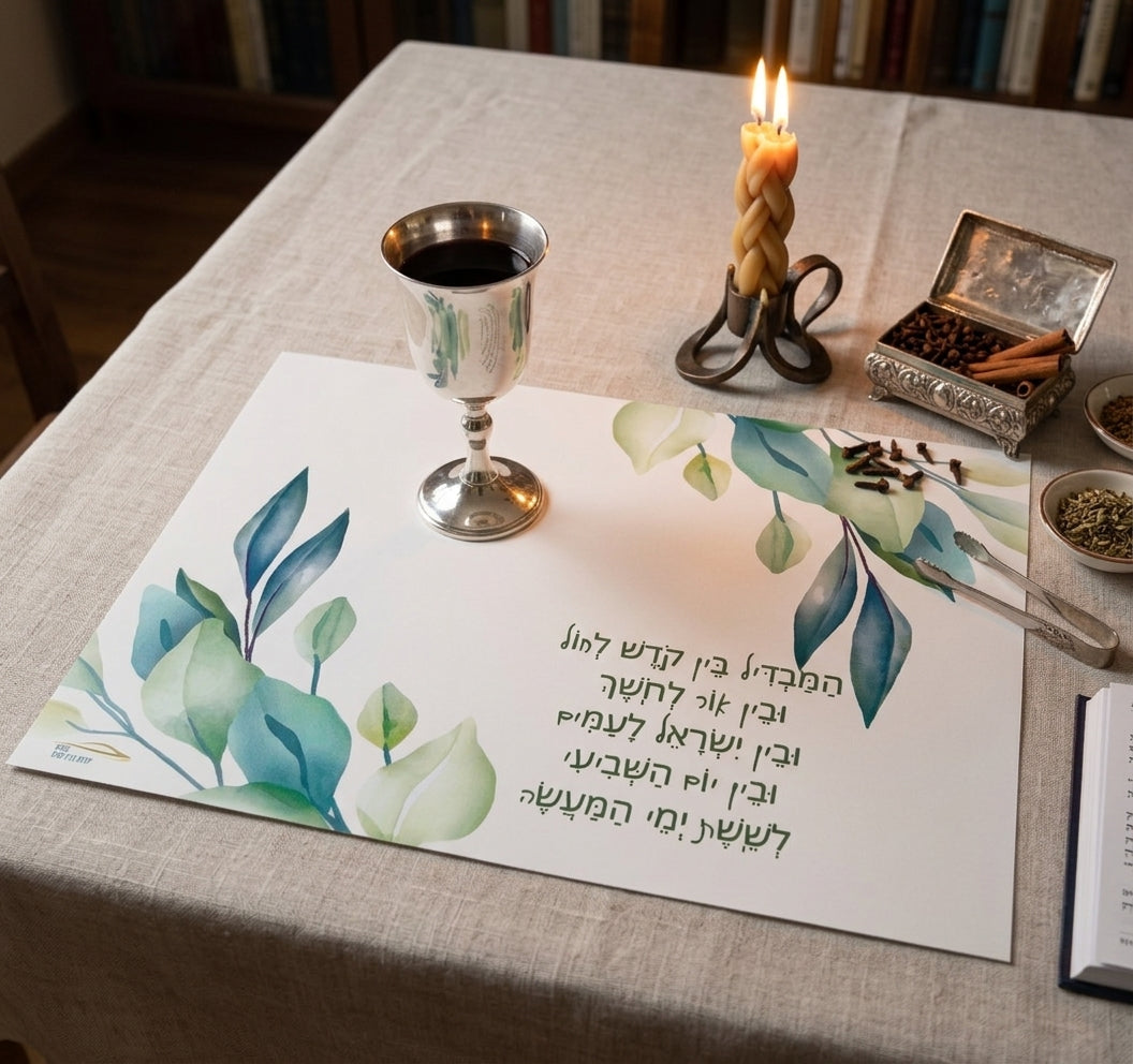 תחתית הבדלה מעוצבת- עלים